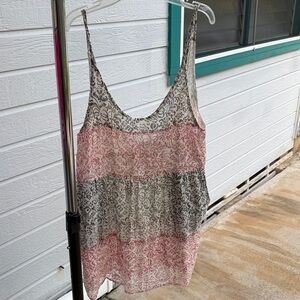 Obey Pink and Gray dress with pockets